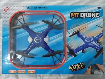 M7 2.4Ghz 6 Axis Gyro RC Quadcopter Drone 34cm Remote Control Toy Rrp £59.99 - Image 1 of 2