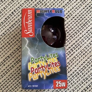 Sunbeam Mighty Bulb Party Lites RED Light Bulb (NEW) Home Residence Lighting - Picture 1 of 2