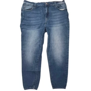Pantalones de mezclilla clásicos de tiro alto Normcore de pierna recta Zenana Jeans para mujer 38 - Imagen 1 de 11