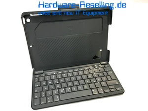 Logitech Slim Folio Case iPad 5th 6th Gen QWERTZ Tastatur mit geklebter Ecke #1 - Bild 1 von 3
