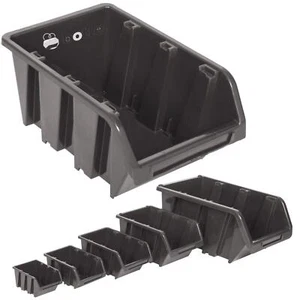 Pack of 25 Storage Boxes Size 4 - Black (23 x 16 x 12 cm) - Picture 1 of 1