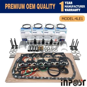 Overhaul Rebuild Kit For Isuzu 4LE1 Engine Piston Liner Bearing Valve Gasket Set - Picture 1 of 6