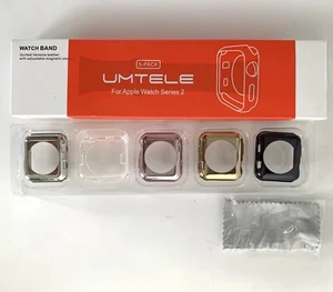 Umtele 5-Pack Apple Watch Series 2 38mm Milanese Loops 316L Magnetic Closure NEW - Photo 1 sur 4