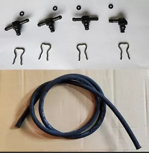 Bosch injector leak off fittings 4 pcs and 1m leak off hose 110 series - Picture 1 of 1