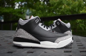 Nike Air Jordan 3 Retro PS 'Black Cement' 2024 DM0966-010 Juvenil Talla 3Y - Imagen 1 de 10