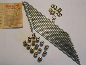 NOS HONDA CB350 FT WHEEL SPOKES (97715-521581) Spoke B, SET OF 14 - Picture 1 of 4