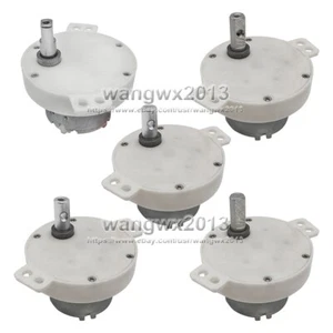 1pcs DC3V-24V 2-100rpm Plastic Gearbox Speed Reduction Gear Motor Solar DC Motor - Picture 1 of 13