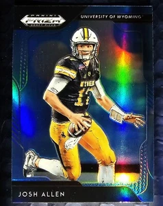 2019 Panini Prizm Draft Picks Josh Allen #50 Blue Refractor SP Parallel Bills - Picture 1 of 3