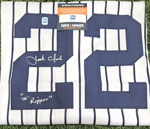 Camiseta autografiada por Jack Clark de los Yankees - "El Destripador" con inscripción - Imagen 1 de 2