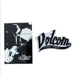 Bundle of 2 Rare VOLCOM Skate, Surf, Snow Stickers - Picture 1 of 3