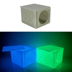 Caja de subwoofer impresa en 3D que brilla en la oscuridad con un solo puerto para B2 Audio Rampage RC2 - Imagen 1 de 9