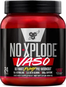 BSN NO Xplode VASO Pump Nitric Oxide Pre-Workout 5 Flavors 24 Servings New - Picture 1 of 26