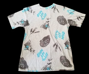 * Top de manga corta gris Let’s Get Wild de Wonder Nation para niños talla 8 - Imagen 1 de 3