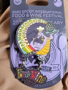 Prendedor FIGMENTO del Festival de Comida y Vino de los Parques Disney EPCOT LE 3000 2020 - Imagen 1 de 4