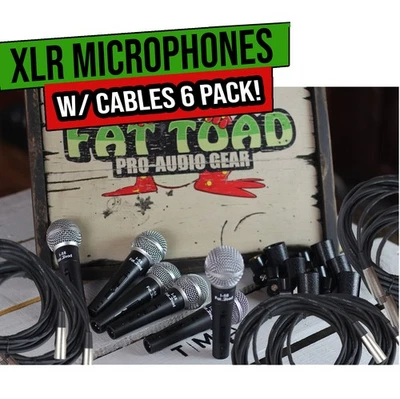 Cardioid Vocal Microphone PACK - Dynamic Handheld XLR Mic Cable 20FT Clip Studio - Image 1 of 4