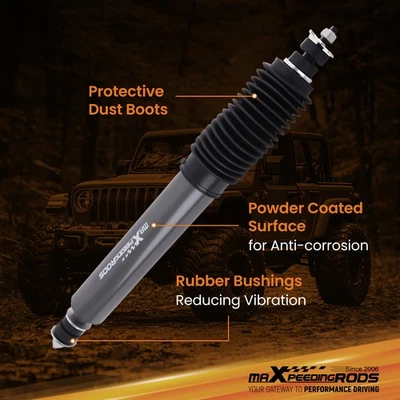 Estabilizador de dirección con soportes de montaje para Jeep CJ / CJ 8 Scrambler 1959-86 Foto 1 de 4