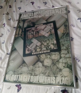 Angelic Upstarts We Gotta Get Out Lp orig Platte 1979 Punk RIESIGES gerahmtes Display - Bild 1 von 1