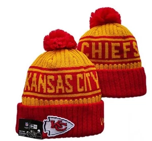 Authentic New Era KC KANSAS CITY CHIEFS NFL Fleece Lined Knit Beanie Cap KELCE - Bild 1 von 1