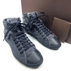 Louis Vuitton Sneakers, Denim, Monogram, 23Cm, Women'S Shoes, Navy - Picture 1 of 8