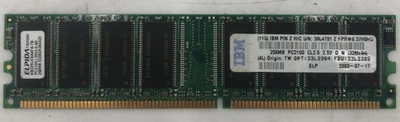Elpida EBD25UC8AAFA-7B 256MB DDR Desktop RAM Memory - Image 1 of 2