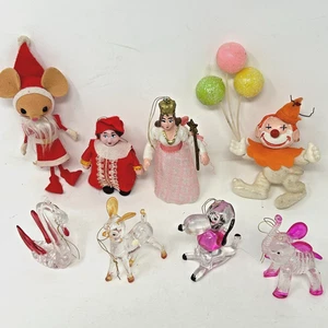 Glinda vintage munchkin Santa Mouse Wizard of OZ crystal plastic animals clown - Picture 1 of 12