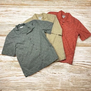 3 LL Bean Men’s Aztec Traditional Fit Button Up Shirts Sz Small Excellent Cond - Picture 1 of 11
