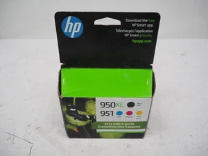 4er Pack HP Original 950XL Schwarz & 951XL Farbe Tinte Officejet Pro 8630 Kostenloser Versand - Bild 1 von 1