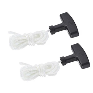 2pcs Pull Starter​ Starter Rope ​Starter Handle  Lawnmower Chainsaw Generator​ - Picture 1 of 11