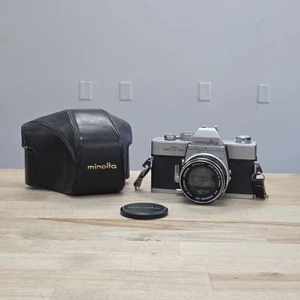 MINOLTA SRT101 35mm SLR Film Camera / MC Rokkor-PF 55mm f1.7 - Great Condition - Picture 1 of 10