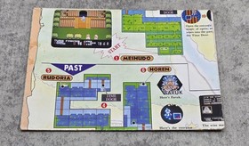 The Magic of Scheherazade Nintendo NES Travel Map Poster Insert Culture Brain