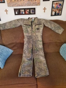 VTG Liberty Rugged Outdoor Realtree Camo Coveralls YOUTH 12R Hunting - Picture 1 of 8