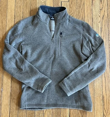 Kuhl Interceptr Jacket Mens Large Brown 1/4 Zip Fleece Long Sleeve Outdoors - Image 1 of 4