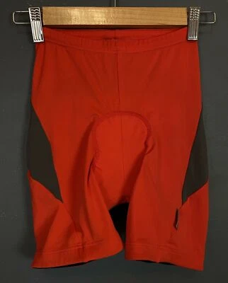 MUJER DAMA NALINI ITALIA CICLISMO VELO BICICLETA PANTALONES CORTOS ACOLCHADOS ROJO TALLA S PEQUEÑO Foto 1 de 4