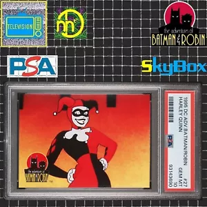 1995 Skybox Adventures of Batman & Robin - #27 Harley Quinn - PSA 10 GEM MINT - Picture 1 of 4