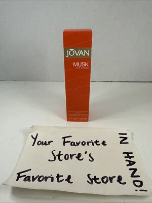 JOVAN MUSK BY COTY 2.0 OZ 59ML COLONIA CONCENTRADO SPRAY MUJER NUEVO EN CAJA Foto 1 de 2