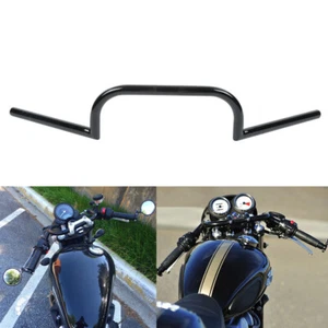 Universal 7/8" Handlebar Bar Fit For Harley Bobber Cafe Racer Custom Motorcycle - Foto 1 di 12