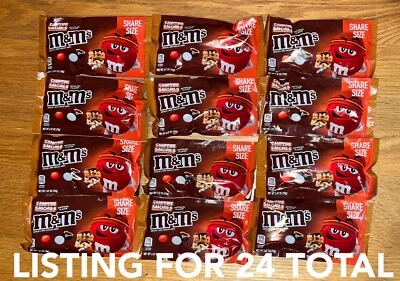 24 sacos de doces M&M’s Campfire S’mores White & Milk Choc, 60 oz, feitos nos EUA - Imagem 1 de 2