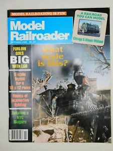 Model Railroader Trains Pacific Railway Tenshodo Roco OCT 1986 Vintage Magazine - Picture 1 of 4