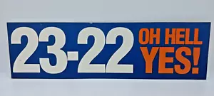 Vintage Auburn Tigers vs Alabama Crimson Tide 1982 Iron Bowl Bumper Sticker - Picture 1 of 4