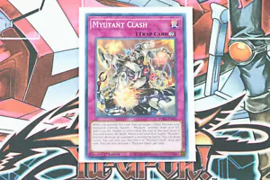 YuGiOh Fallenkarte Myutant Clash PHRA-DE095 1. Auflage Common - Bild 1 von 2