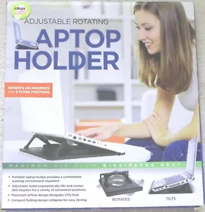 "New" Idea in Motion - Adjustable Rotating Laptop Holder. Rotate 360° - Foldable - Picture 1 of 5