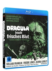 Hammer DRACULA BRAUCHT FRISCHES BLUT The Satanic Rites of PETER CUSHING BLU-RAY - Bild 1 von 2