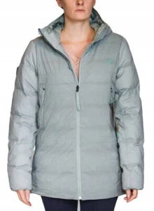 The North Face Women's 5050 Long Down Puffer Jacket / Silver / Medium / RRP £360 - Picture 1 of 5