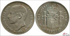 Spain Alfonso XII 5 Pesetas 1883 (18 83) Msm Ag. MBC VF+ 134