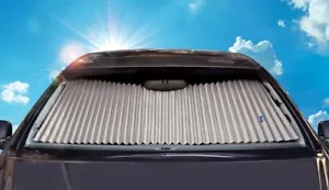 Original Retractable Sun Shade™ Fits 23 Inch Windshields by DashDesigns SS023 - Picture 1 of 11