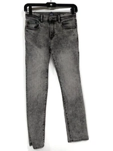 Gap Gray Acid Wash Denim Stretch Kid Girls Skinny Jeans Size 12 - Picture 1 of 4