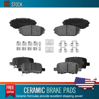Pastillas de freno delanteras y traseras de cerámica para Acura MDX 2001-2002 2002-2004 Honda Odyssey Foto 1 de 4
