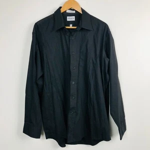 VTG Smith Forester Men's Long Sleeve Button Front Dress Shirt Size 17.5 34/35 - Picture 1 of 4
