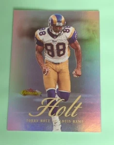 2000 FLEER SHOWCASE #64 TORRY HOLT FOOTBALL CARD - ST. LOUIS RAMS - Picture 1 of 2
