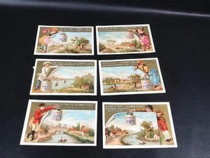 CHROMO CARD LIEBIG HUTINET S 153 N° 150 SERIE DE 6 SET COMPLET - Picture 1 of 4
